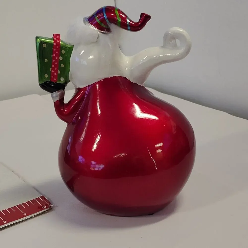 Pier 1 Ceramic Santa Figurine 8